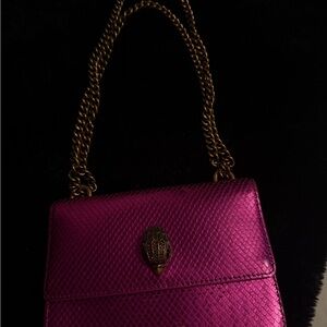 Kurt Geiger Fuchsia Bag with Gold Chain